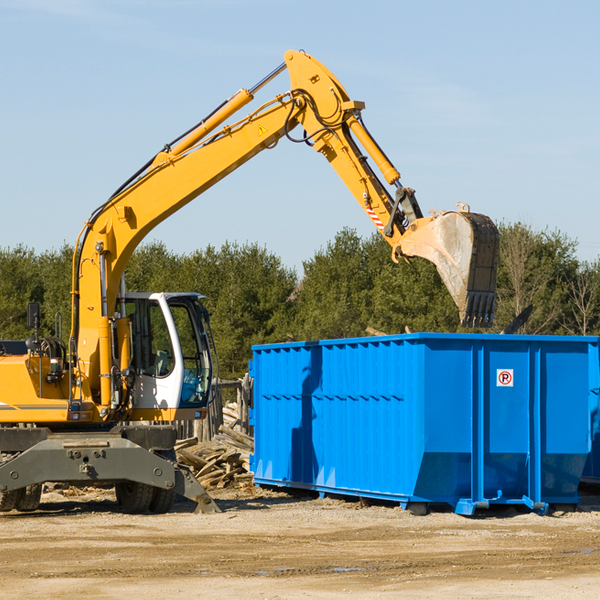 what happens if the residential dumpster is damaged or stolen during rental in Haskell TX